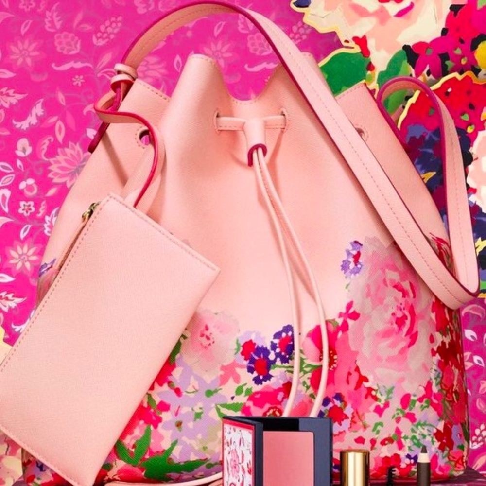 Estée Lauder Wild Blossom Floral Bucket Bag
